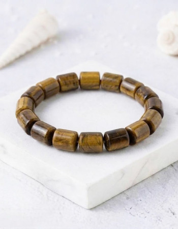 Natural Tiger Eye Stone Bracelet - No:2000