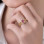 925 Silver Natural Pink Tourmaline Ring