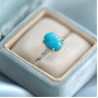 925 Silver Natural Turquoise Stone Ring