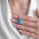 925 Silver Natural Turquoise Stone Pendant