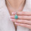 925 Silver Natural Turquoise Stone Pendant - Raw Shape