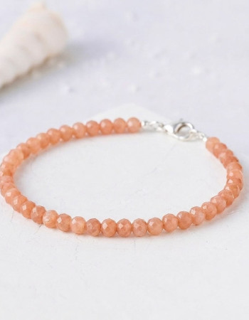 4mm Sun stone Bracelet - No : BR004