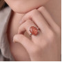 925 Sterling Silver Sun stone Ring