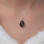 925 Silver Natural Smoky Quartz Stone Pendant - No:1000