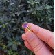 925 Silver Natural Amethyst Stone Ring - No : 1200
