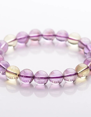 8mm Natural Ametrine Stone Bracelet - No : BR0900
