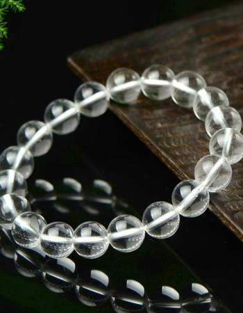 8mm Kristal Kuvars Taşi Bileklik