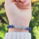 8mm Natural Lapis Lazuli & Labradorite Bracelet