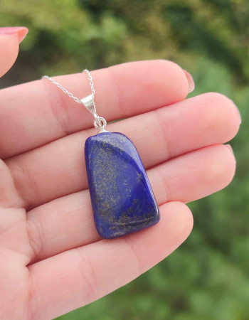 925 Silver Natural Lapis Lazuli Pendant