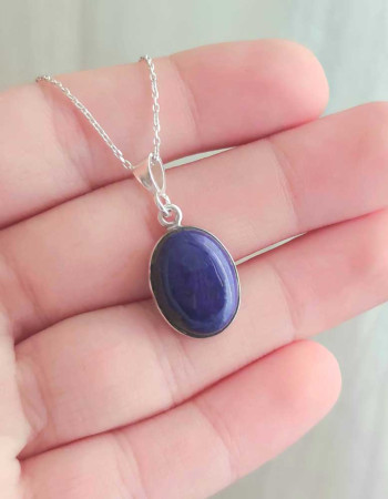 925 Silver Natural Lapis Lazuli Pendant