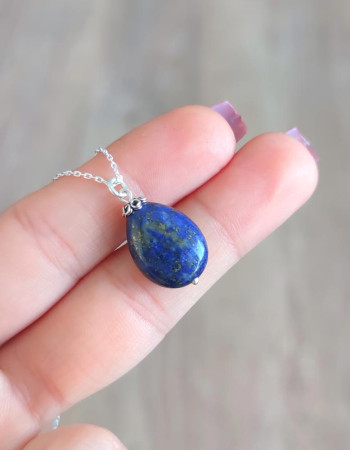 925 Silver Natural Lapis Lazuli Pendant