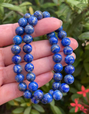 8mm Natural Lapis Lazuli Bracelet
