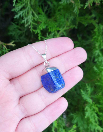 925 Silver Natural Lapis Lazuli Pendant