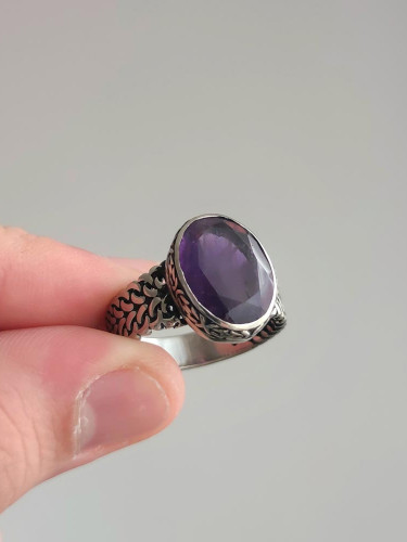 Garden Beauty Ring 11 with Amethyst and Citrine – Andrea Jaye Collection
