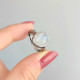 925 Silver Natural Moonstone Ring - Special Ring Design