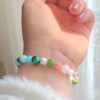 لتوازن الشاكرات السبعة , أكثر من 15 عشر نوعاً من الأحجار الطبيعية الاصلية في اسورة واحدة