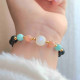 Multi Stone Bracelet , 8mm Blood Stone , Amazonite , Sunstone & Moonstone Bracelet