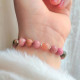 Multi Stone Bracelet , Pink Jasper , Unakite & Sunstone