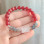 Multi Stone Bracelet , 8mm Red Agate , Labradorite  & Rose quartz Bracelet