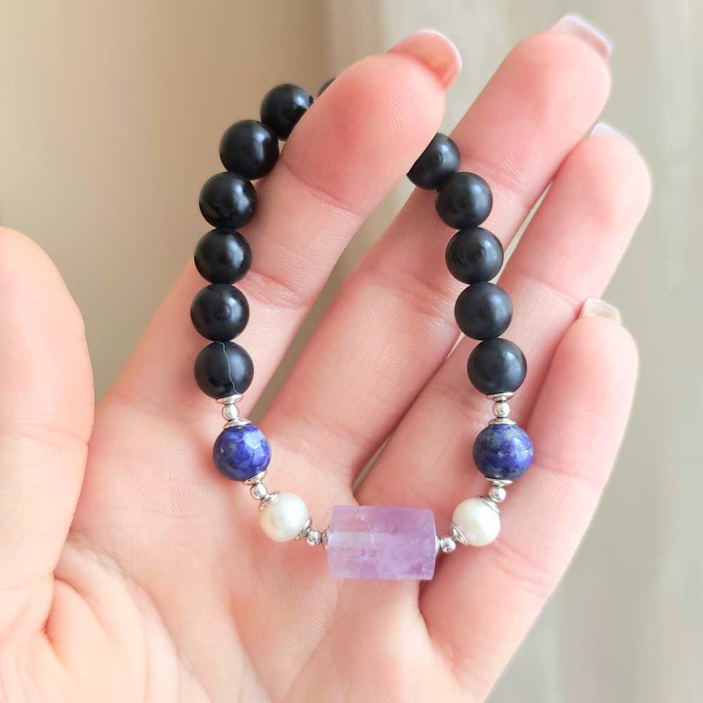 Ametrine Bracelet 紫黄晶手链 - Natural & Genuine Crystal Shop | Shopee Malaysia