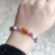 Multi Stone Bracelet , Amber  , Apatite , Moonstone , Labradorite , Rose Quartz , Botswana Agate , Sun stone , Amethyst