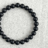 8mm Mat Siyah Oniks Bileklik