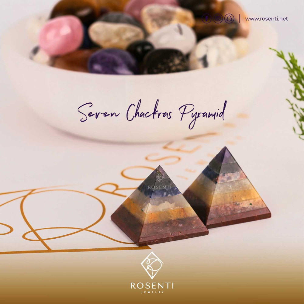 Seven Chakras Energy Healing Pyramid