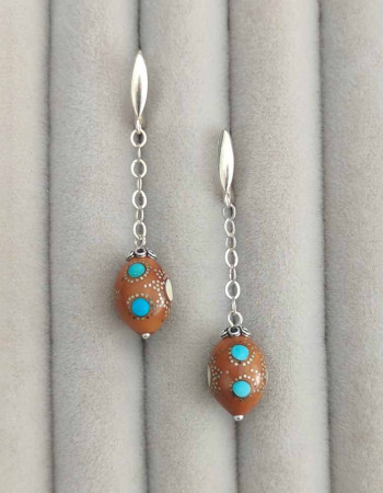 8 mm Koka Ağacı Küpe