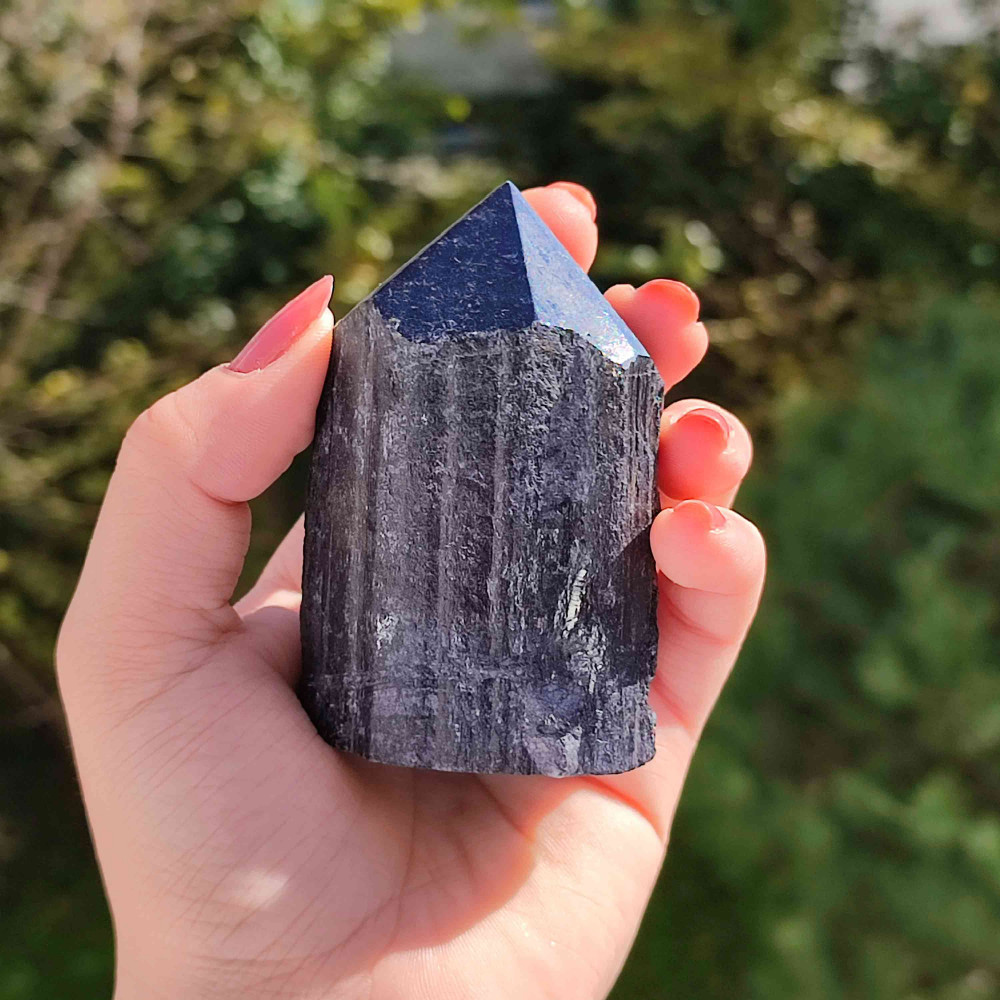  Natural Black Tourmaline Raw stone - 7