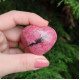 Natural Rhodonite Stone - Heart Shape