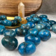 Blue Apatite Stone Tumbled Stone