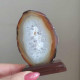Natural Brown Slice Agate Stone Piece - Raw Shape
