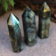 Natural Labradorite Tower, Healing Crystal Tower