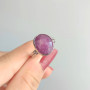 بحجر الروبي زوسيت صنعنا لكم خاتم فضة اصلي عيار 925