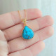 925 Silver Natural Turquoise Stone Pendant